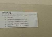 Powtórzenie wiadomości o figurach przestrzennych w klasie 6a w formie stacji zadaniowych
