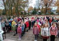 Uroczyste odśpiewanie hymnu- Płużnica